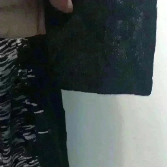 Chicos travelers xl black white dressy casual jacket cotton rayon blend size 2 - Picture 5 of 8